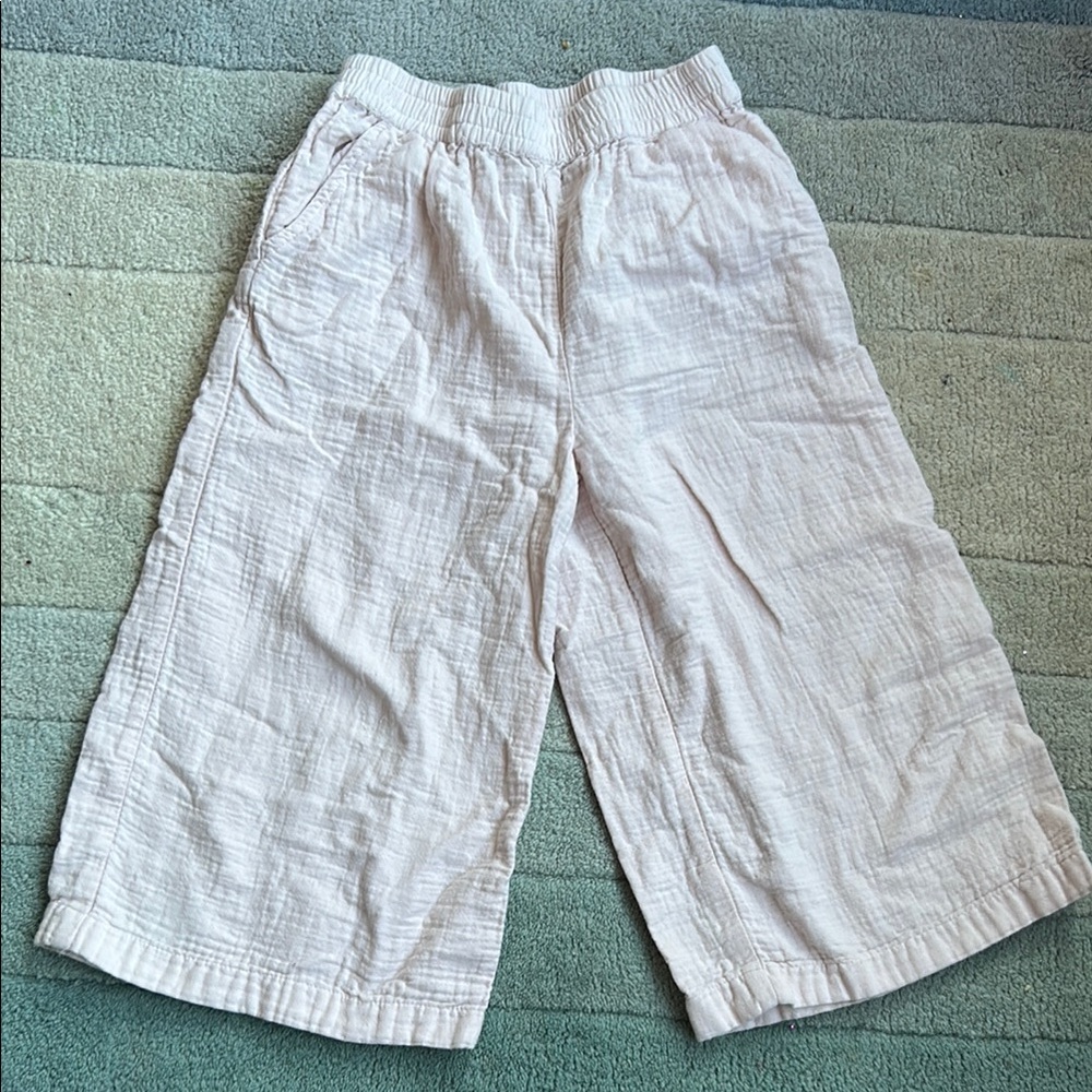 Open Edit Light Pink Wide-Leg Pants